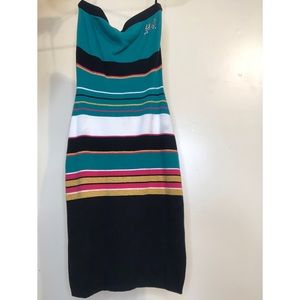 Jlo striped sweater dress